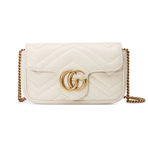 gucci white purse|small white gucci purse.